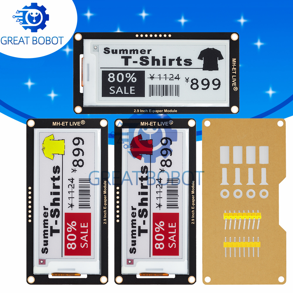Display Epaper 2.9 - Modulo Epaper da 2.9 