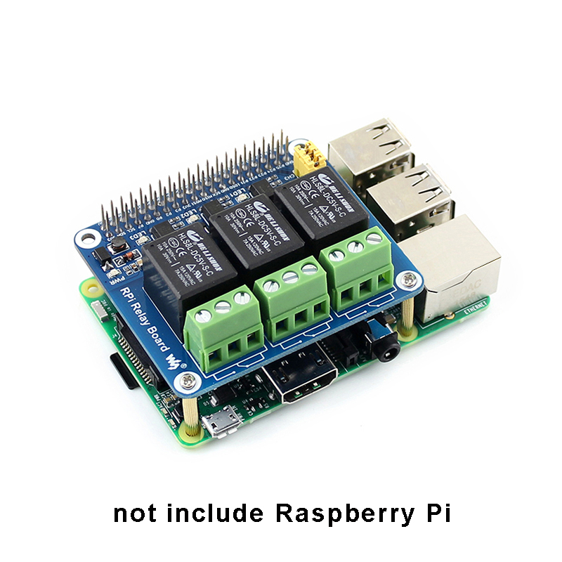 Home Automation Raspberry Pi - Scheda di espansione relè a 3