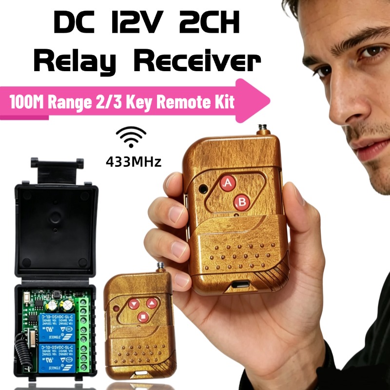 433Mhz Receiver Module - Modulo Relè 433.92Mhz DC 9-30V 12V