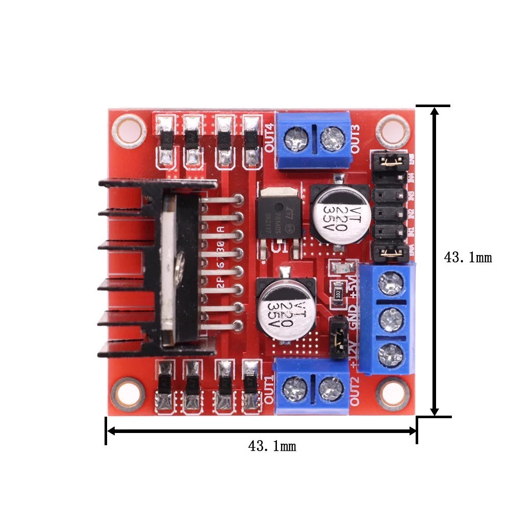 Diy Automation Projects - Modulo Driver Motore L298N, Controller a