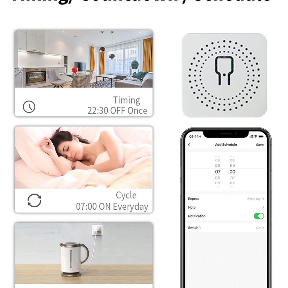 Diy Smart Home Automation Devices - Modulo Interruttore WiFi per Casa Intelligente