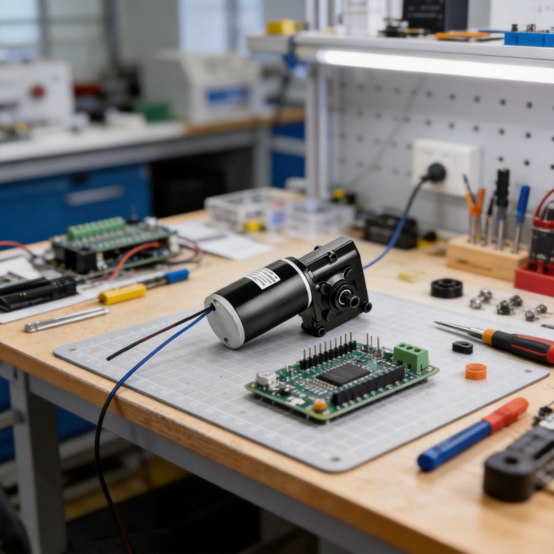 Diy Automation Projects - Motore DC con riduttore a spazzole