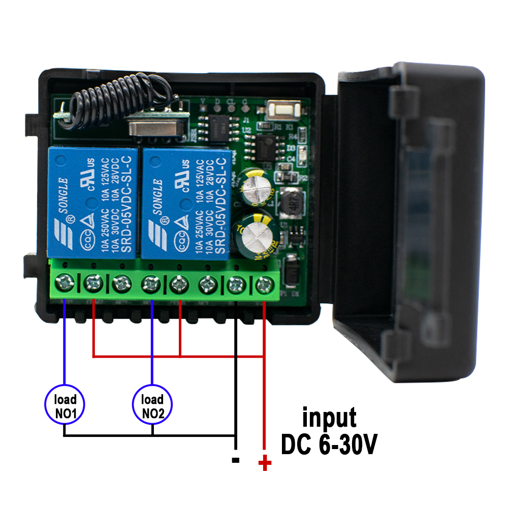 1~10 pezzi Telecomando RF a 2  - 433Mhz Receiver Module recensione e prezzo