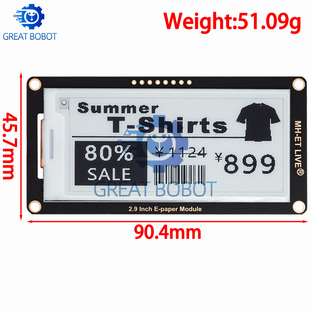 Modulo Epaper da 2.9 