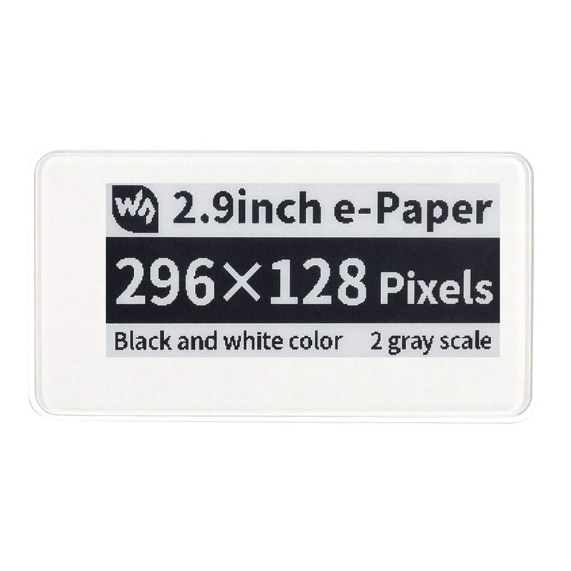 Nuovo modulo schermo E-Ink EPa - Display Epaper 2.9 recensione e prezzo