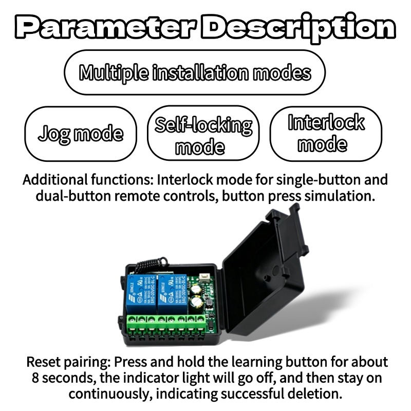 Modulo Relè 433.92Mhz DC 9-30V - 433Mhz Receiver Module recensione e prezzo