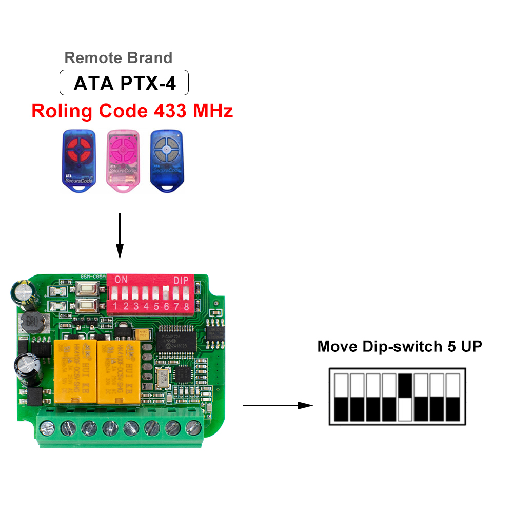 1-10 pz Universale Garage Rice - 433Mhz Receiver Module recensione e prezzo