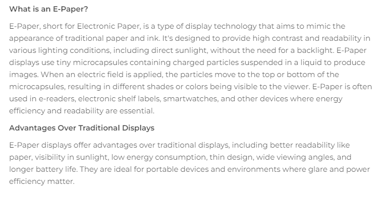 Display E-Ink Monocromatico Fl - Display Epaper 2.9 recensione e prezzo