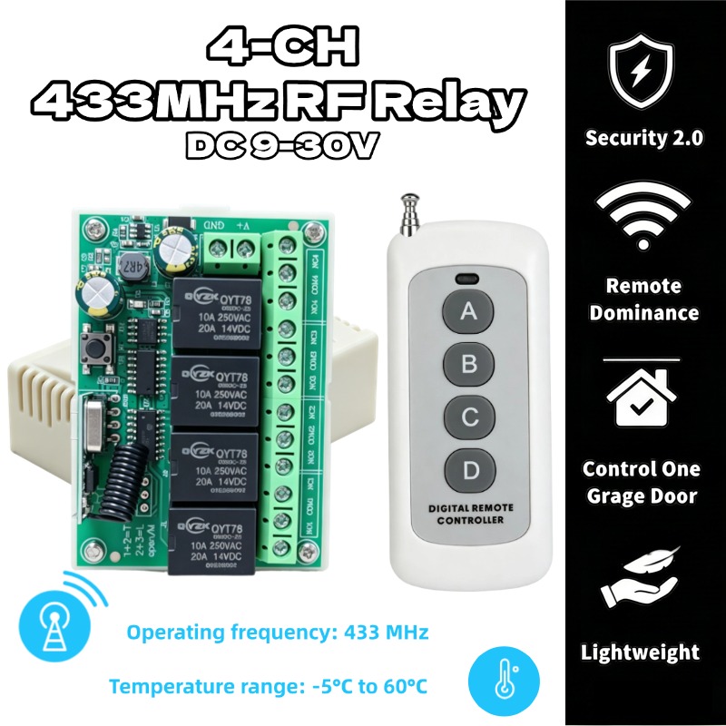 Interruttore Telecomandato Wir - 433Mhz Receiver Module recensione e prezzo