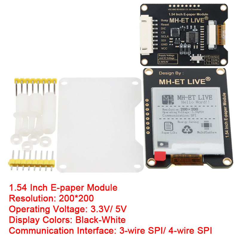Modulo E-Paper da 1.54'', 2.9' - Display Epaper 2.9 recensione e prezzo